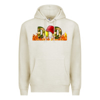 Oatmeal Heather Baseball And Softball Dad Libbey Glass Premium Hoodie - BundleAndBundleShop