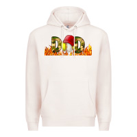 Pale Pink Baseball And Softball Dad Libbey Glass Premium Hoodie - BundleAndBundleShop