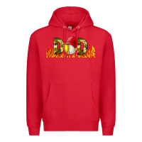 Red Baseball And Softball Dad Libbey Glass Premium Hoodie - BundleAndBundleShop