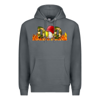 Rock Baseball And Softball Dad Libbey Glass Premium Hoodie - BundleAndBundleShop