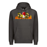 Smoke Baseball And Softball Dad Libbey Glass Premium Hoodie - BundleAndBundleShop