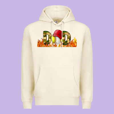 Baseball And Softball Dad Libbey Glass Premium Hoodie Designed By Bundleandbundleshop