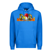 True Royal Baseball And Softball Dad Libbey Glass Premium Hoodie - BundleAndBundleShop