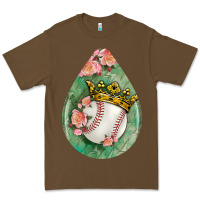 Cacao baseball and western roses teardrop  6 Premium Tee - BundleAndBundleShop