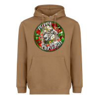 Toasted Coconut christmas lincoln sheep Heavyweight Hoodie - LillyAllenDesigns