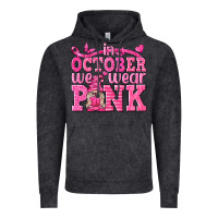 Vintage Black In October We Wear Pink with Gnome Vintage Hoodie - texasbilliewilder
