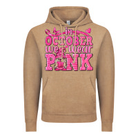 Vintage Coffee In October We Wear Pink with Gnome Vintage Hoodie - texasbilliewilder