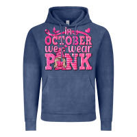 Vintage Denim In October We Wear Pink with Gnome Vintage Hoodie - texasbilliewilder