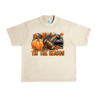 Sandshell Tis' the season Football black helmet Urban Heavy Tee - NancyCooperArtShop