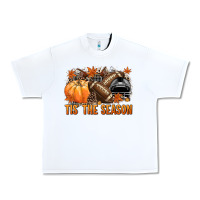 White Tis' the season Football black helmet Urban Heavy Tee - NancyCooperArtShop