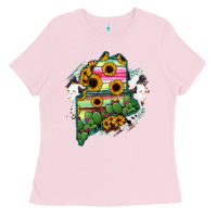 Bubblegum Pink maine Ladies Tee - RanaPortraitStore