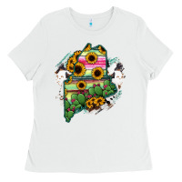 White maine Ladies Tee - RanaPortraitStore