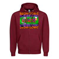 Burgundy halloween nurse tumbler Zipper Hoodie - BundleAndBundleShop