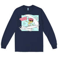 Navy Rocket Power Otto Woogidy Woogidy Surfs Up Long Sleeve Tee - tuanDangUi
