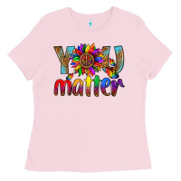 Bubblegum Pink Lgbtq You Matter With Leopard Ladies Tee - BundleAndBundleShop