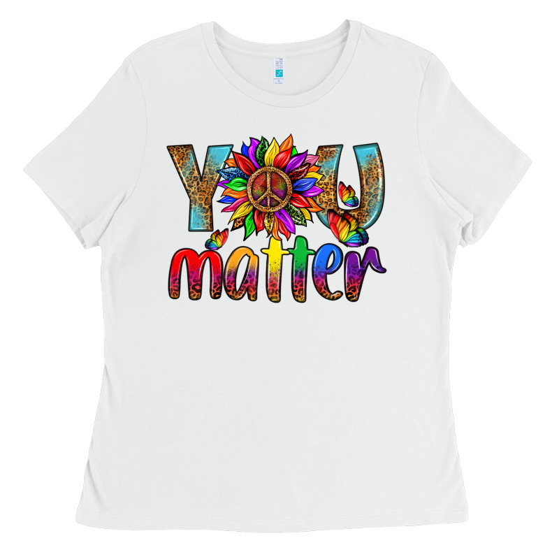 Lgbtq You Matter With Leopard Ladies Tee by BundleAndBundleShop | Teevron