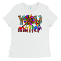 White Lgbtq You Matter With Leopard Ladies Tee - BundleAndBundleShop