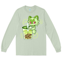 Matcha sprigatito matcha bubble classic . Long Sleeve Tee - tuanDangUi