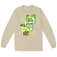 Mushroom sprigatito matcha bubble classic . Long Sleeve Tee - tuanDangUi