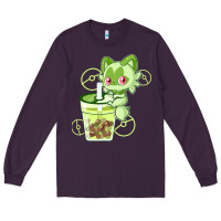 Plum sprigatito matcha bubble classic . Long Sleeve Tee - tuanDangUi