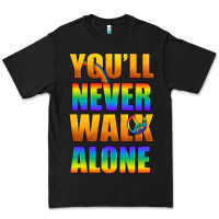 Black Lgbtq You'll Never Walk Alone With Peace Premium Tee - BundleAndBundleShop