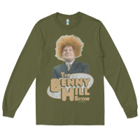 Army Green benny hill Long Sleeve Tee - tuanDangUi