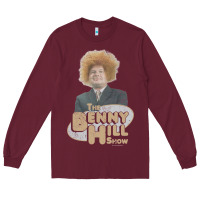 Burgundy benny hill Long Sleeve Tee - tuanDangUi
