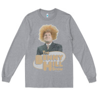 Heather Grey benny hill Long Sleeve Tee - tuanDangUi