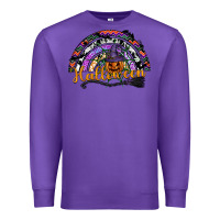 Purple Halloween Premium Sweatshirt - SublimationCraftShop