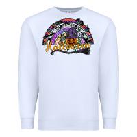 White Halloween Premium Sweatshirt - SublimationCraftShop