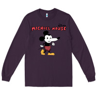 Plum michael the mouse Long Sleeve Tee - tuanDangUi