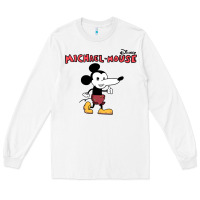 White michael the mouse Long Sleeve Tee - tuanDangUi