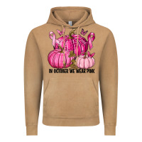 Vintage Camel In October We Wear Pink with Pumpkin Vintage Hoodie - texasbilliewilder
