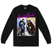 Black vintage uncle buck john candy homage gift men wome Long Sleeve Tee - tuanDangUi