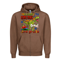Chestnut ready to crush 2nd grade Zipper Hoodie - BundleAndBundleShop