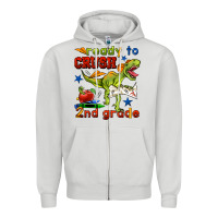 Dove Grey ready to crush 2nd grade Zipper Hoodie - BundleAndBundleShop