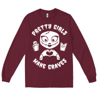 Burgundy pretty girls make graves Long Sleeve Tee - tuanDangUi