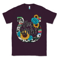 Plum western stay wild horsesho Classic Tee - RanaPortraitStore