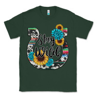 Sports Green western stay wild horsesho Classic Tee - RanaPortraitStore