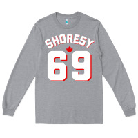 Heather Grey letterkenny shoresy 69   shoresy Long Sleeve Tee - tuanDangUi