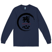 Navy zanshin   remaining mind Long Sleeve Tee - tuanDangUi