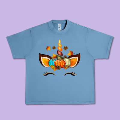 Unicorn Fall Urban Heavy Tee Designed By Texasbilliewilder