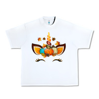 White Unicorn Fall Urban Heavy Tee - texasbilliewilder