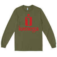Army Green iomega Long Sleeve Tee - tuanDangUi