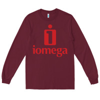 Burgundy iomega Long Sleeve Tee - tuanDangUi