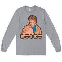 Heather Grey gary busey Long Sleeve Tee - tuanDangUi