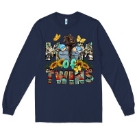 Navy mom of twins boys mother's day Long Sleeve Tee - CowGirlArtShop