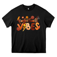 Black basketball vibes Heavy Core Tee - MaliasSmallBusiness