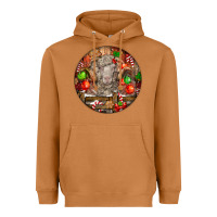 Meerkat Christmas Merino Wool Sheep Heavyweight Hoodie - LillyAllenDesigns