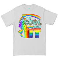 Dove Grey Lgbtq İ'm Cool With İt Premium Tee - BundleAndBundleShop